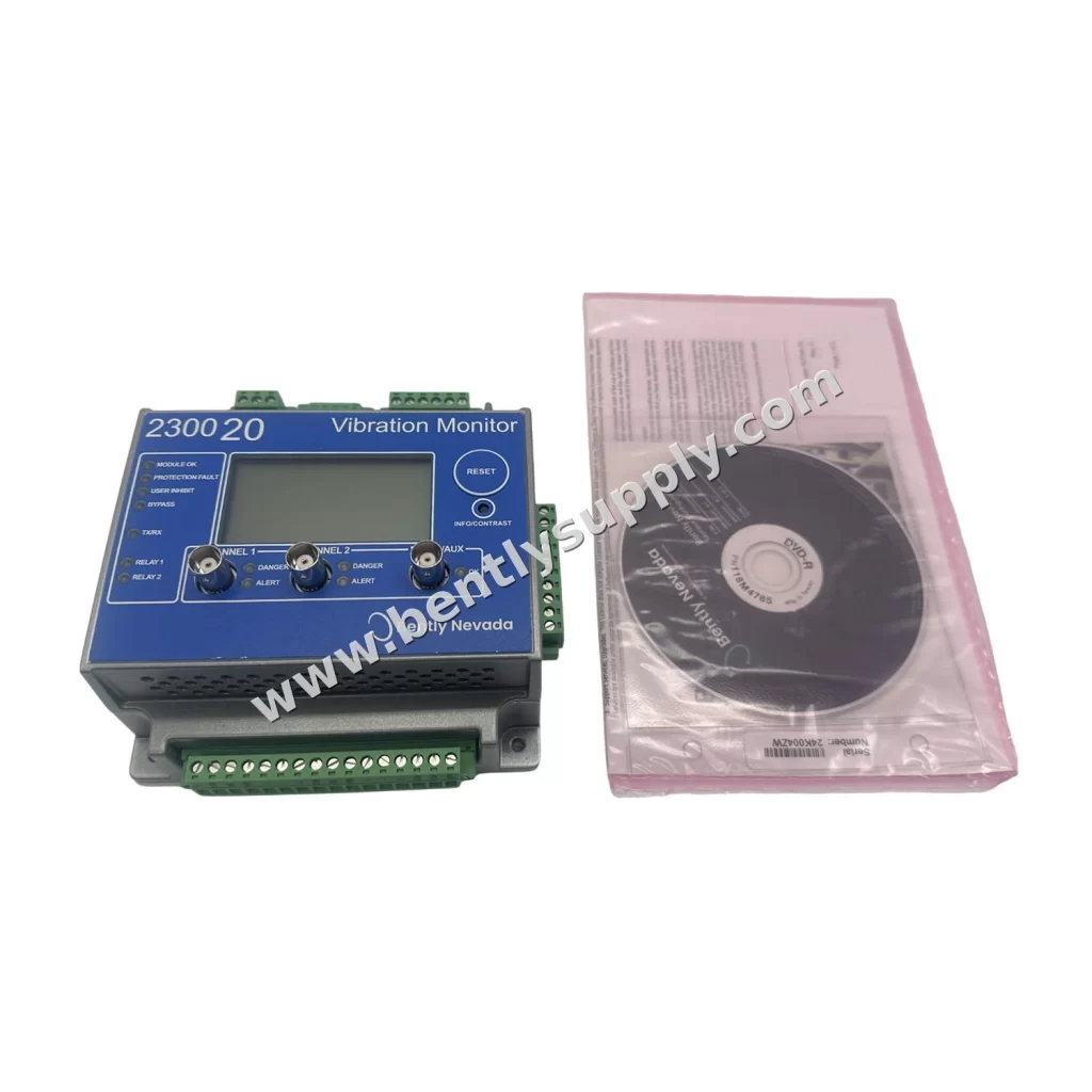 Bently Nevada 2300/20-00 product photo — Bently Nevada 2300/20-00 Модуль мониторинга